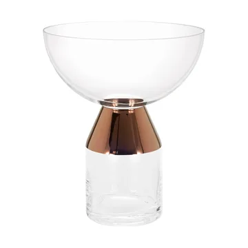 Tank Vase large 36 cm - Clear-copper - Tom Dixon
