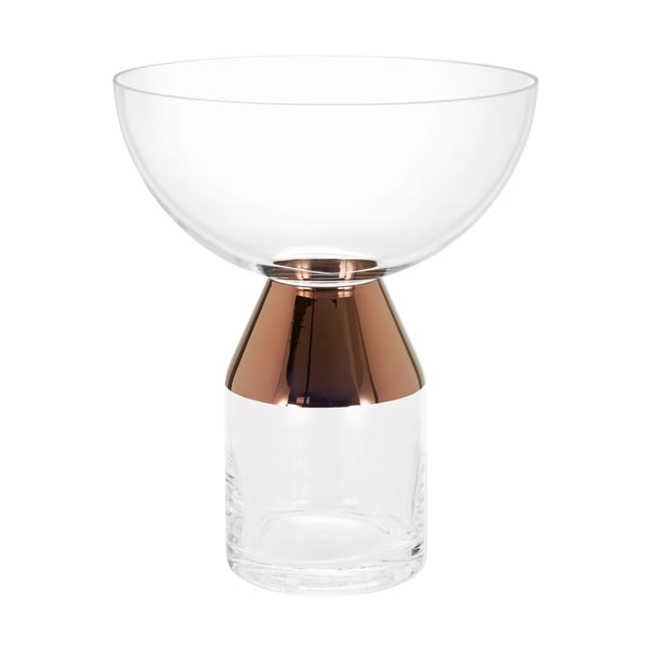 Tank Vase large 36 cm - Clear-copper - Tom Dixon