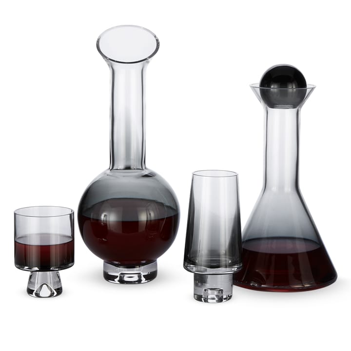 Tank Wasserglas hoch 2er-Pack, Schwarz Tom Dixon