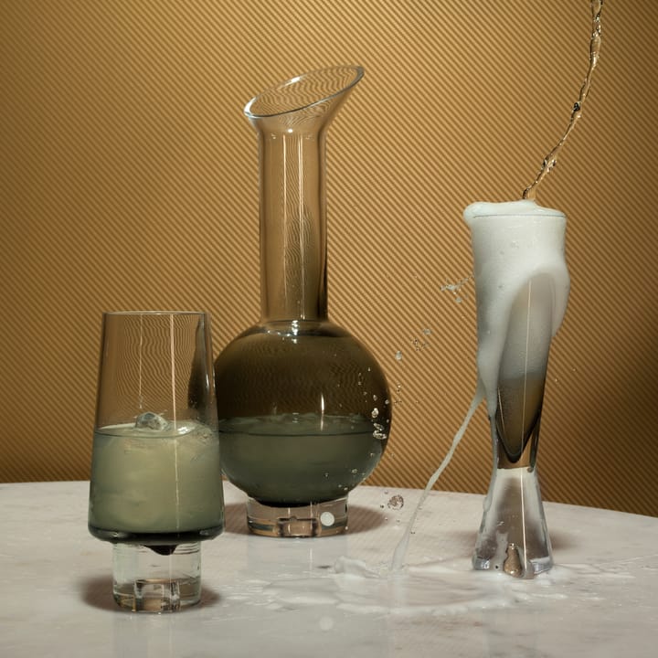 Tank Wasserglas hoch 2er-Pack, Schwarz Tom Dixon