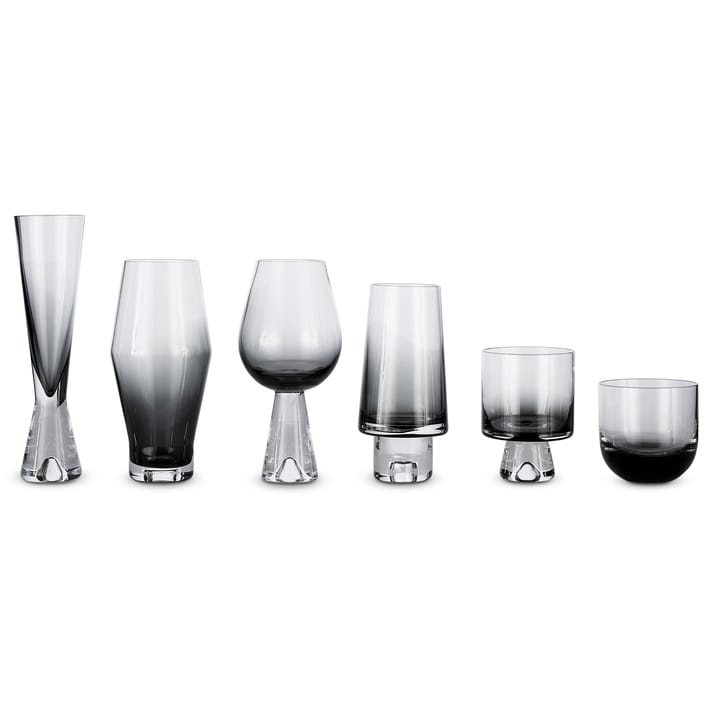 Tank Wasserglas niedrig 2er Pack - Schwarz - Tom Dixon