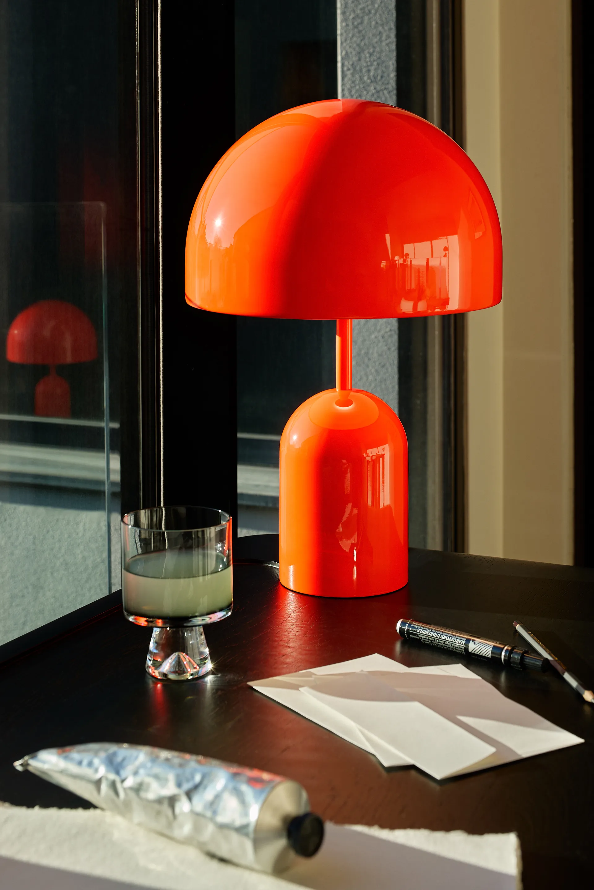 Tank Wasserglas niedrig 2er-Pack, Schwarz Tom Dixon