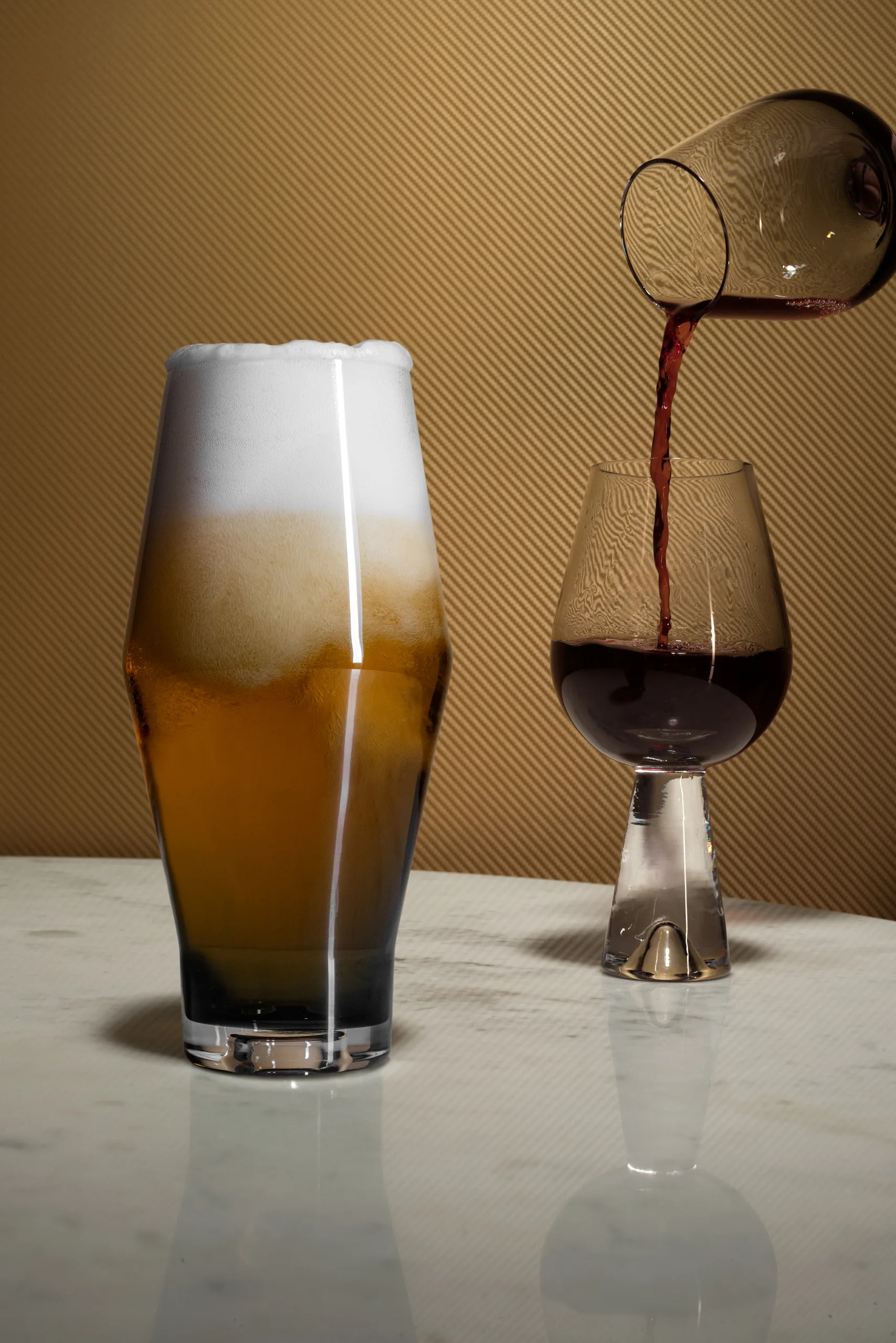 Tank Weinglas 2er-Pack, Schwarz Tom Dixon