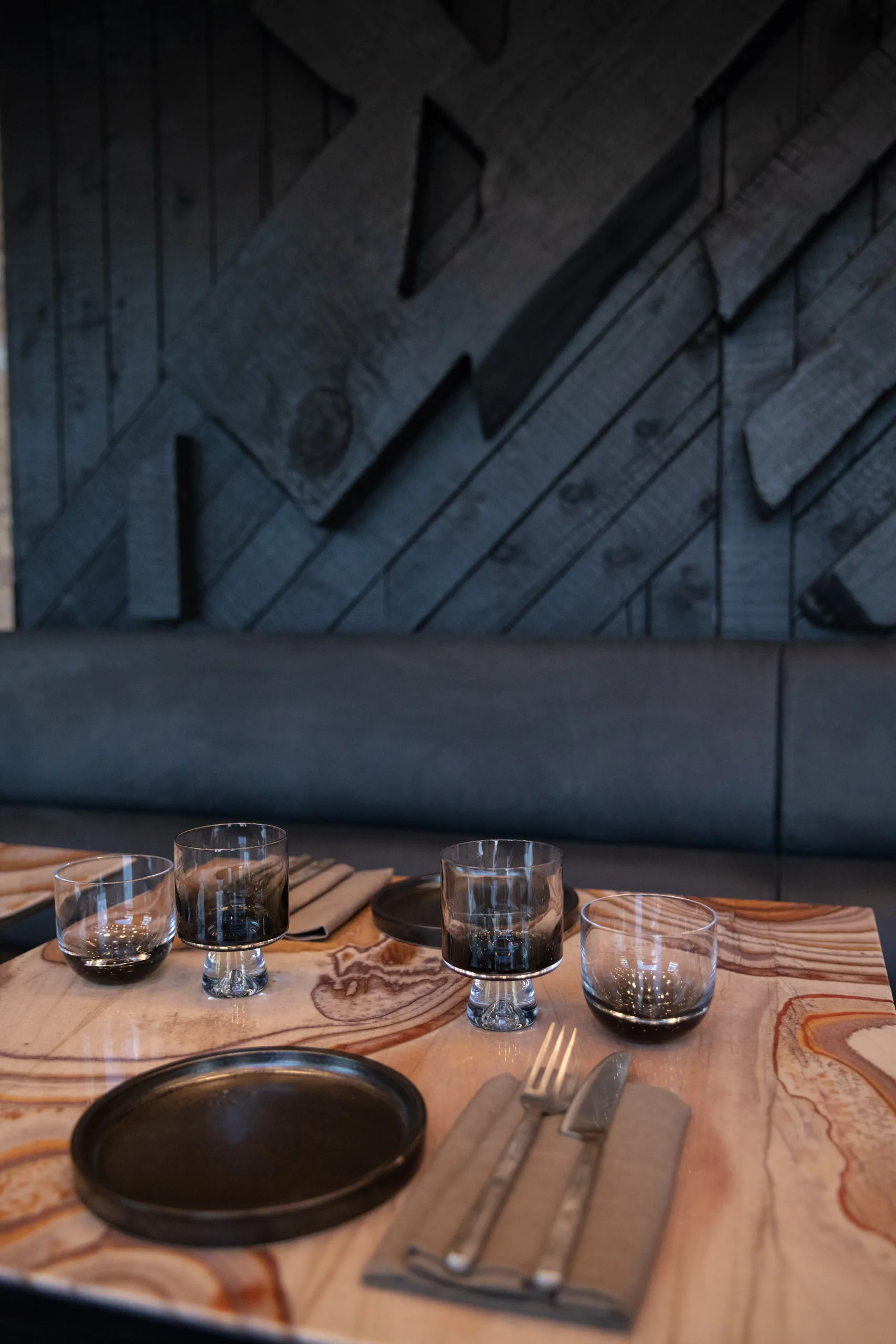 Tank Whiskeyglas 2er-Pack, Schwarz Tom Dixon