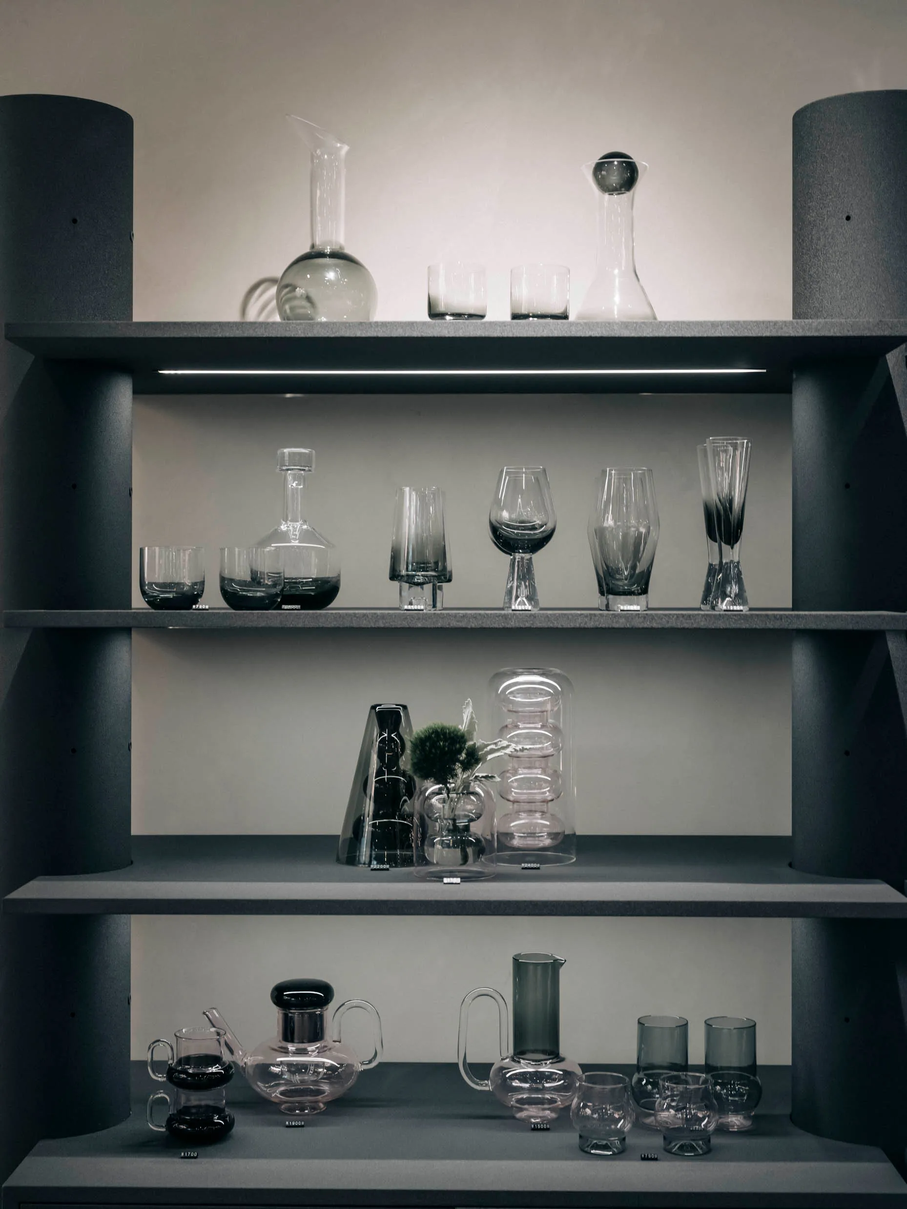 Tank Whiskeyglas 2er-Pack, Schwarz Tom Dixon