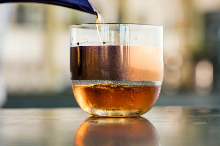 Tank Whiskyglas 30 cl 2er-Pack, Clear-copper Tom Dixon