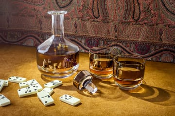 Tank Whiskyglas 30 cl 2er-Pack - Clear-copper - Tom Dixon