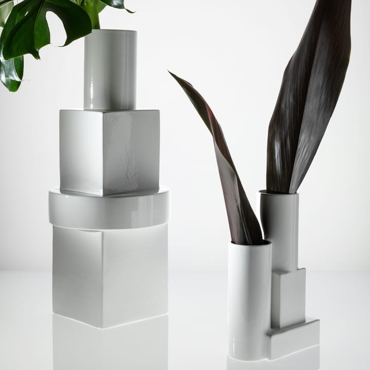 Tom Dixon Block Vase groß - Weiß - Tom Dixon