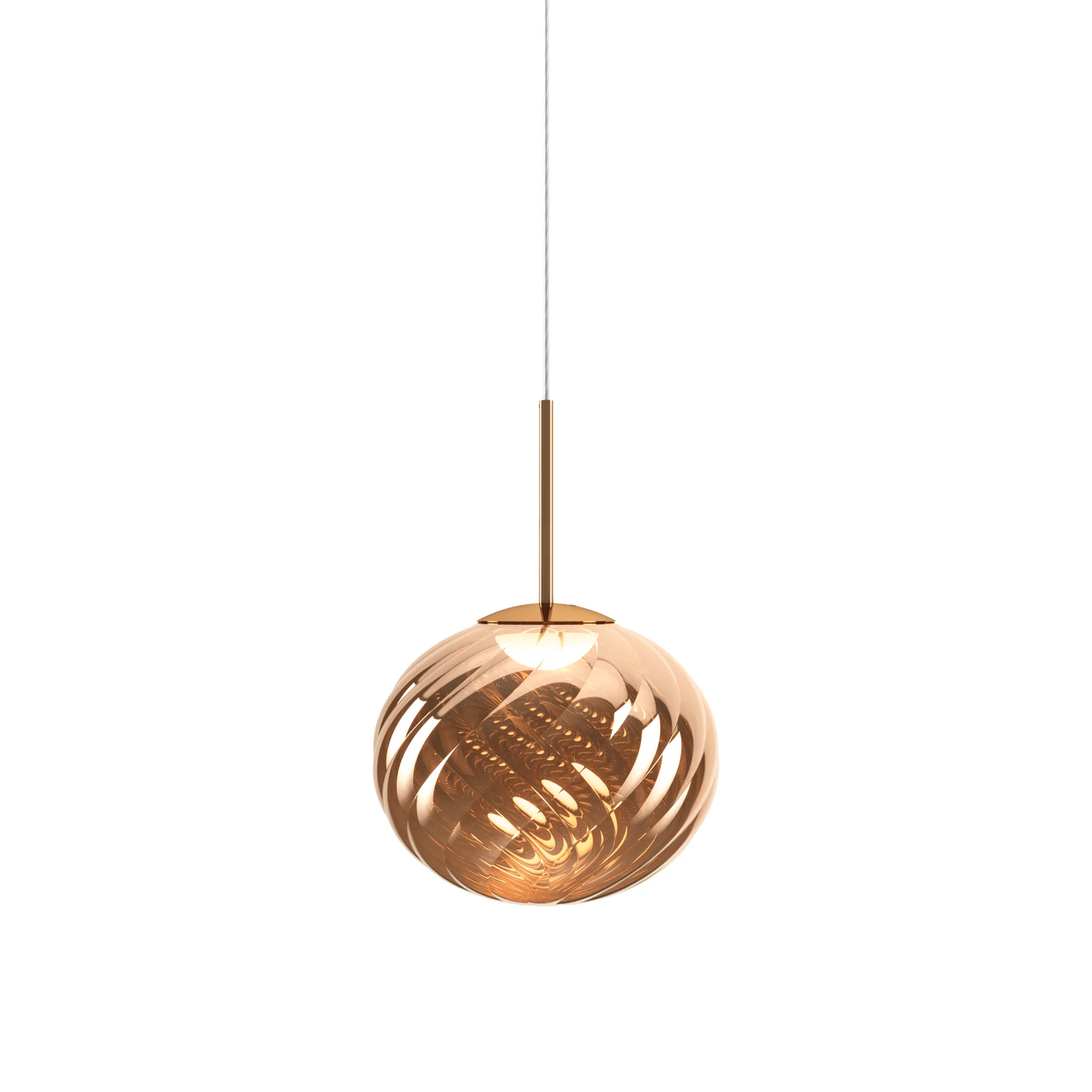 Whirl Pendelleuchte Ø30 cm, Kupfer Tom Dixon