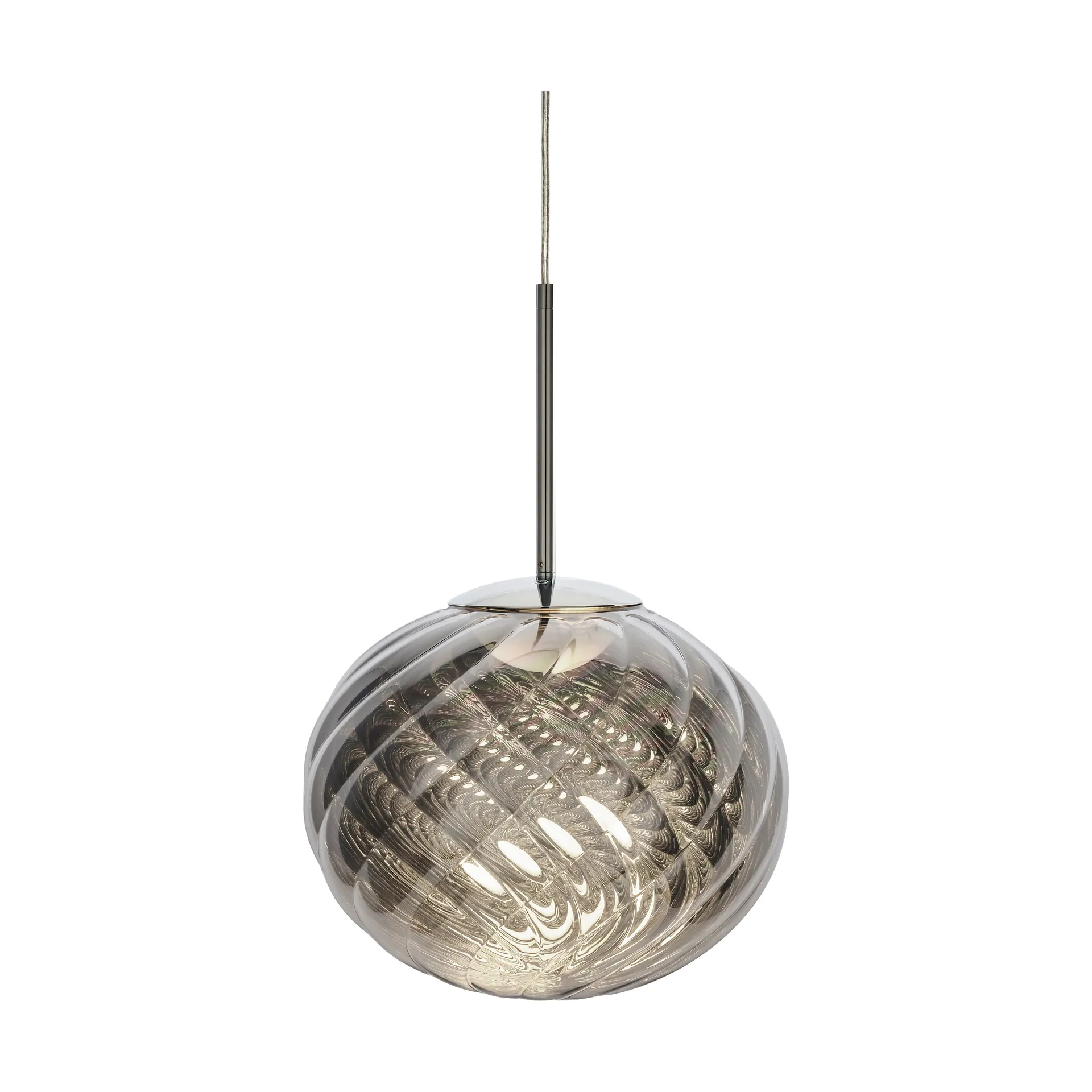 Whirl Pendelleuchte Ø30 cm, Silber Tom Dixon