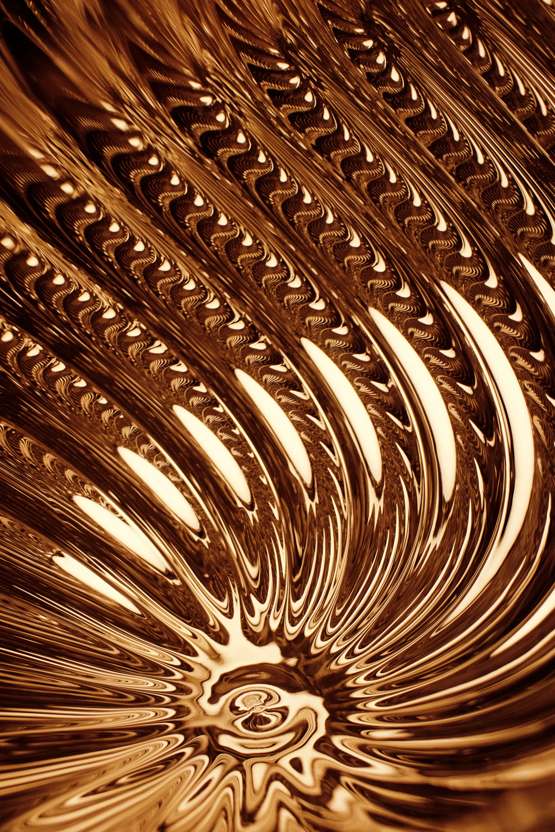 Whirl Pendelleuchte Ø45 cm, Gold Tom Dixon
