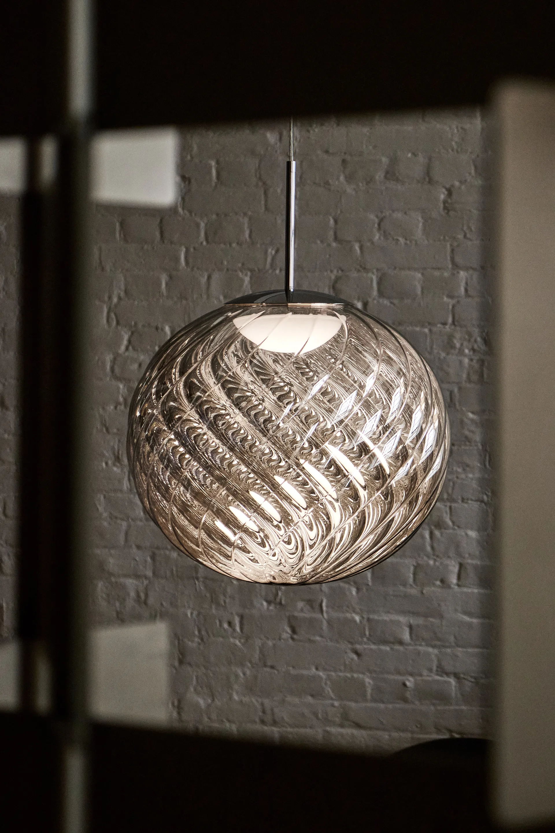 Whirl Pendelleuchte Ø45 cm, Silber Tom Dixon