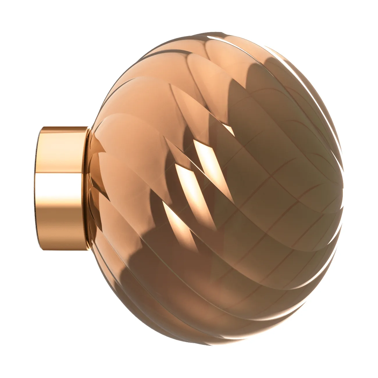 Whirl Wandleuchte Ø30 cm, Kupfer Tom Dixon
