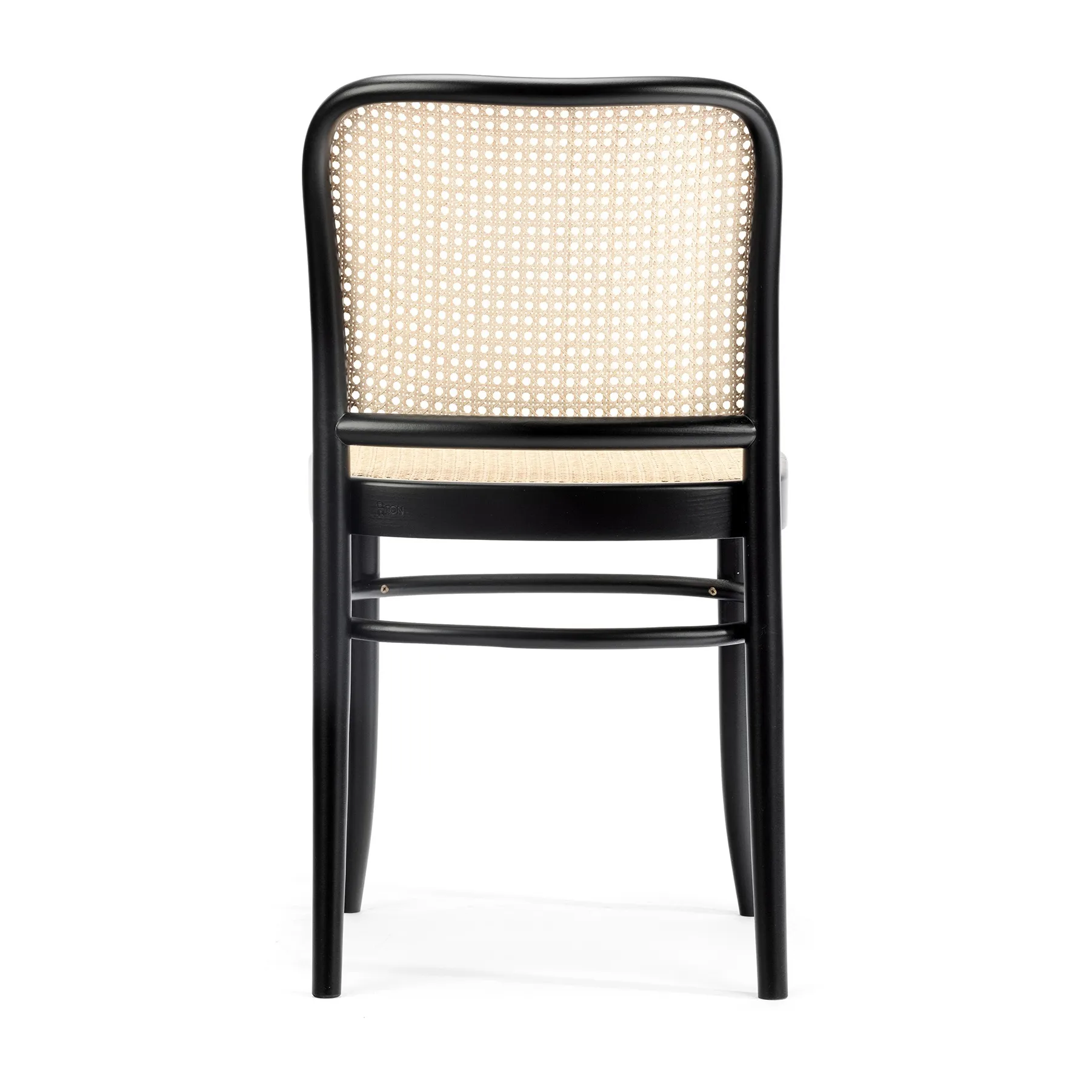 Ton no.811 Stuhl Rattan, Schwarzbets B123-New Rattan TON
