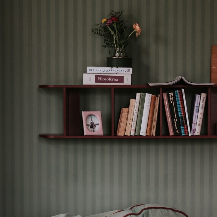 Flaneaur Wandregal 27x128 cm, Burgundy TÔNN furniture