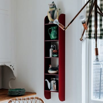 Flaneaur Wandregal 27x128 cm - Burgundy - TÔNN furniture