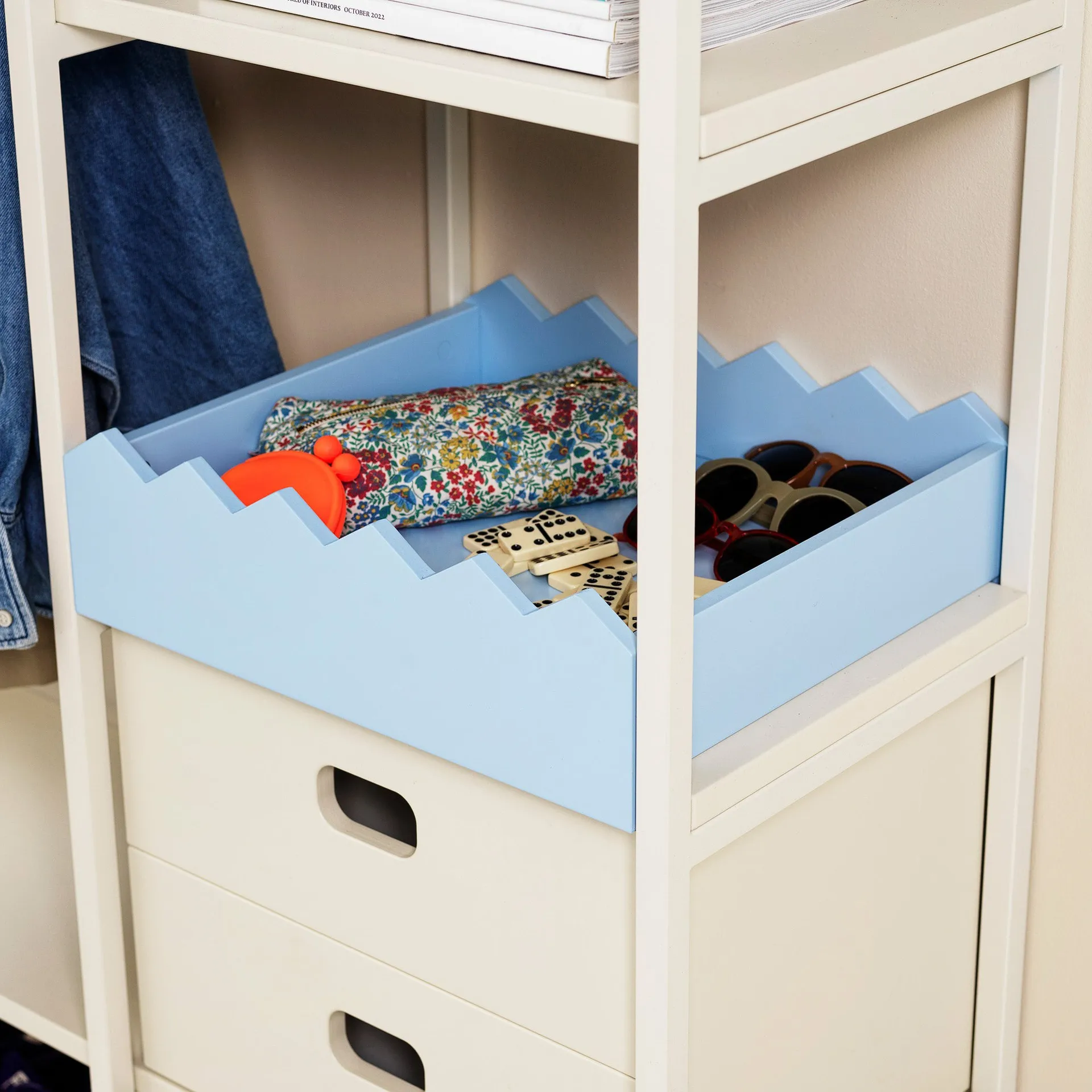 Hug Tablett 35x41 cm, Sky blue TÔNN furniture