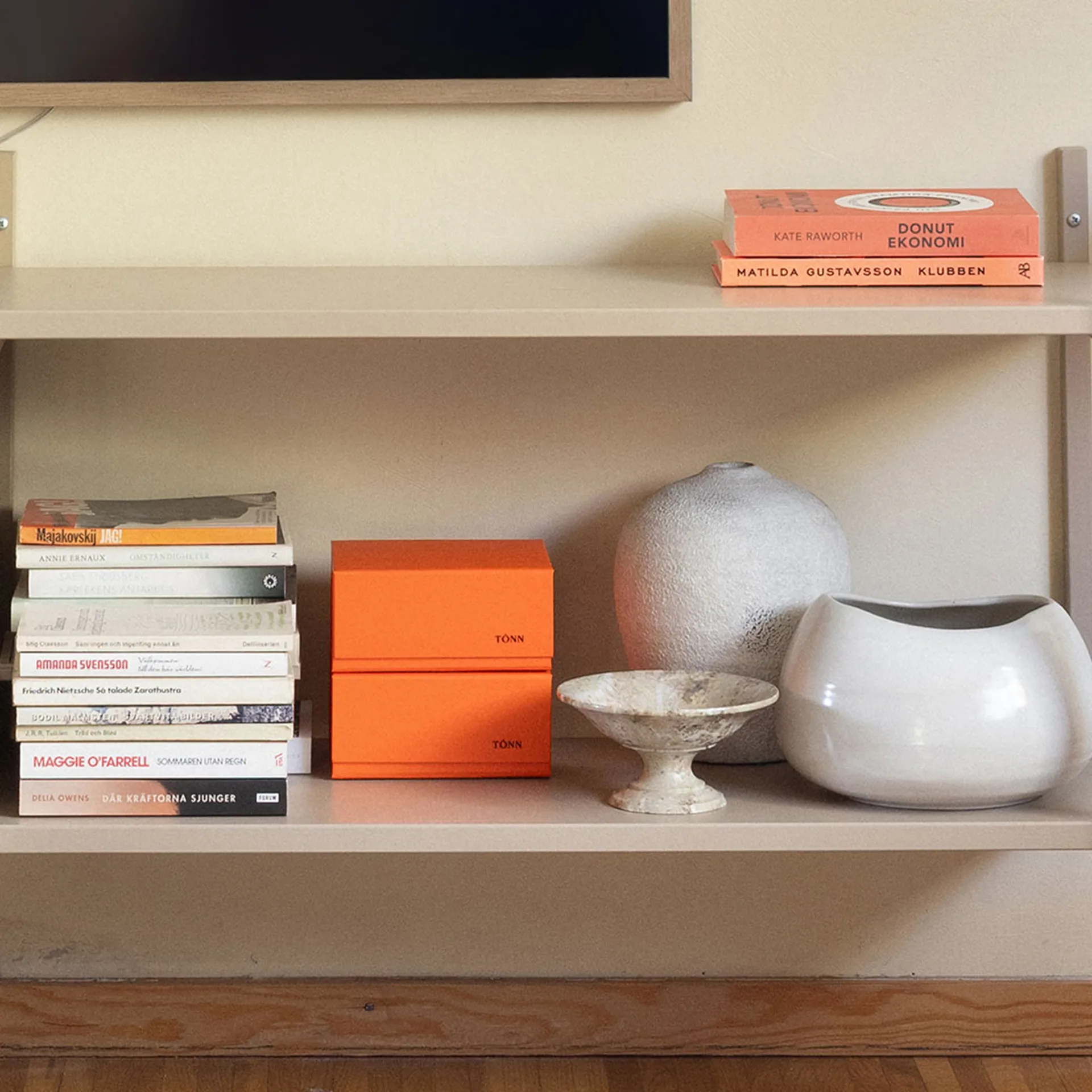 Pac box Aufbewahrungsbox, Danish red, klein 11x10,5x16 cm, 2-teilig TÔNN furniture