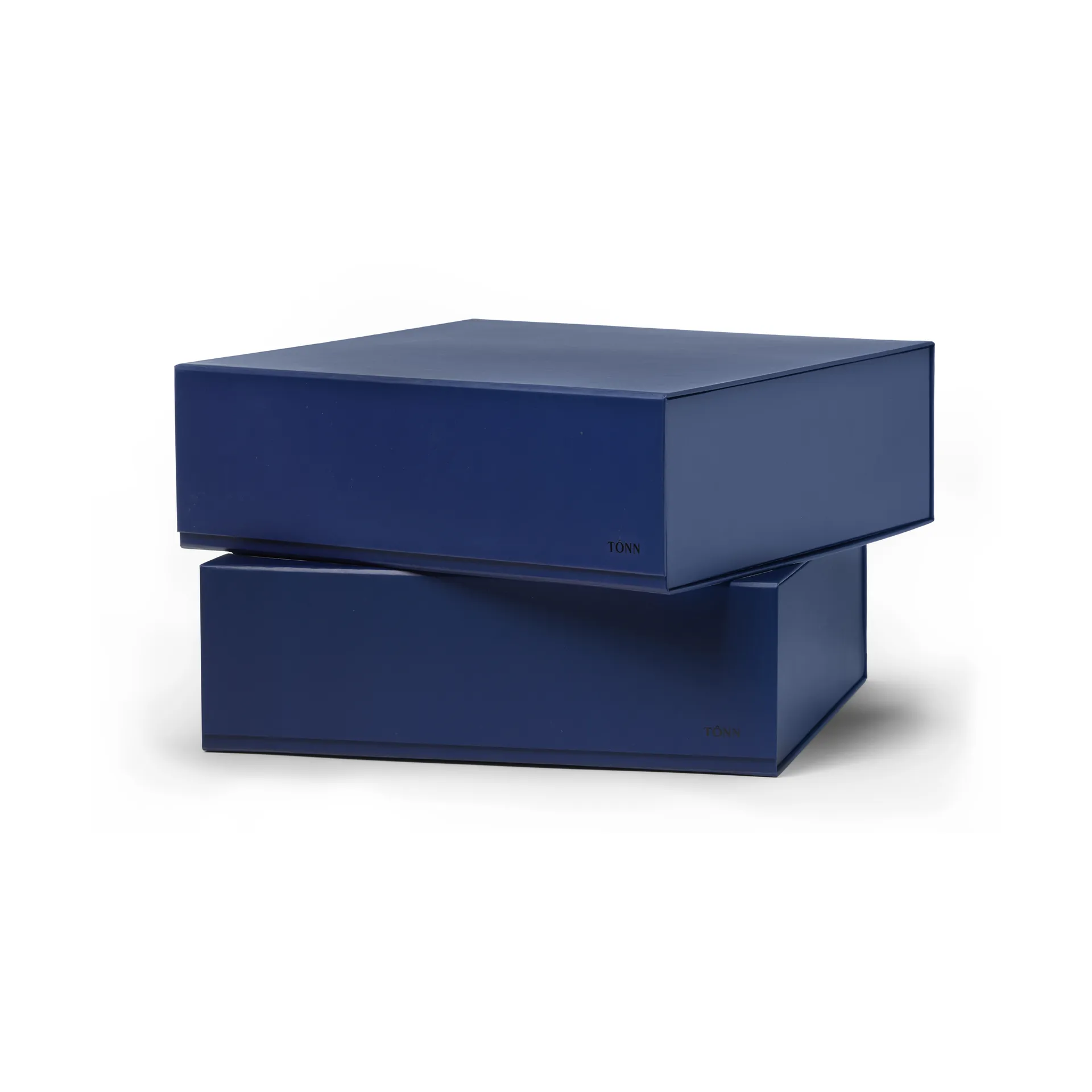 Pac box Aufbewahrungsbox, Midnight blue, groß 32,5x10,5x30 cm, 2-teilig TÔNN furniture