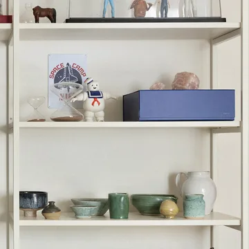 Pac box Aufbewahrungsbox - Midnight blue, groß 32,5x10,5x30 cm, 2-teilig - TÔNN furniture