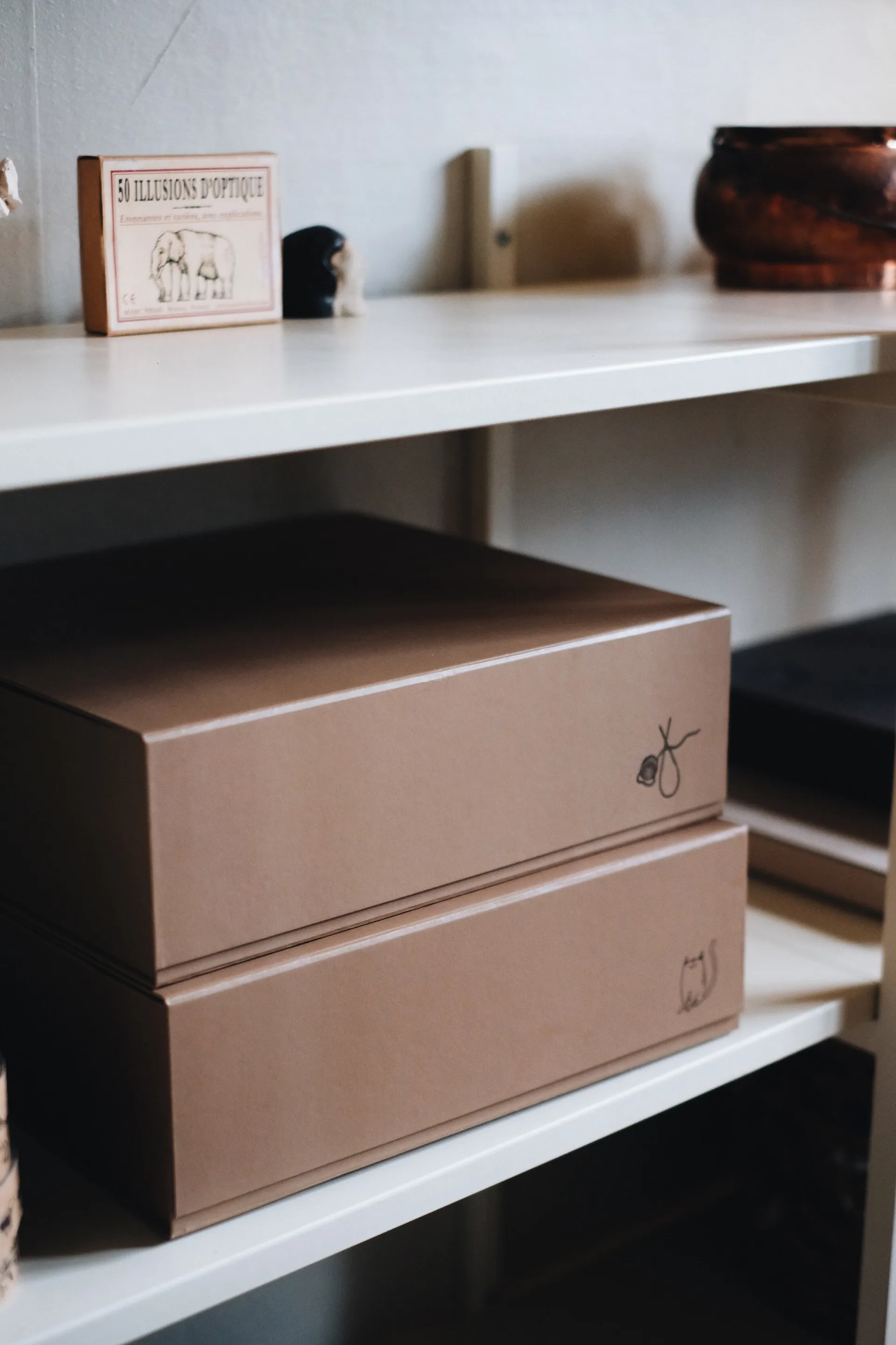 Pac box Aufbewahrungsbox, TÔNN x MAJASBOK Mocca, 32,5x10,5x30 cm, 2-teilig TÔNN furniture