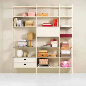 Portal Bücherregal 158 cm - Off-white - TÔNN furniture
