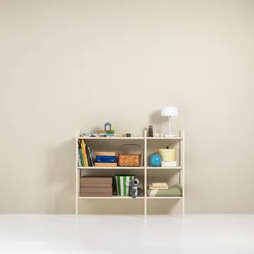 Portal Bücherregal Small, Off white, 123 cm - TÔNN furniture
