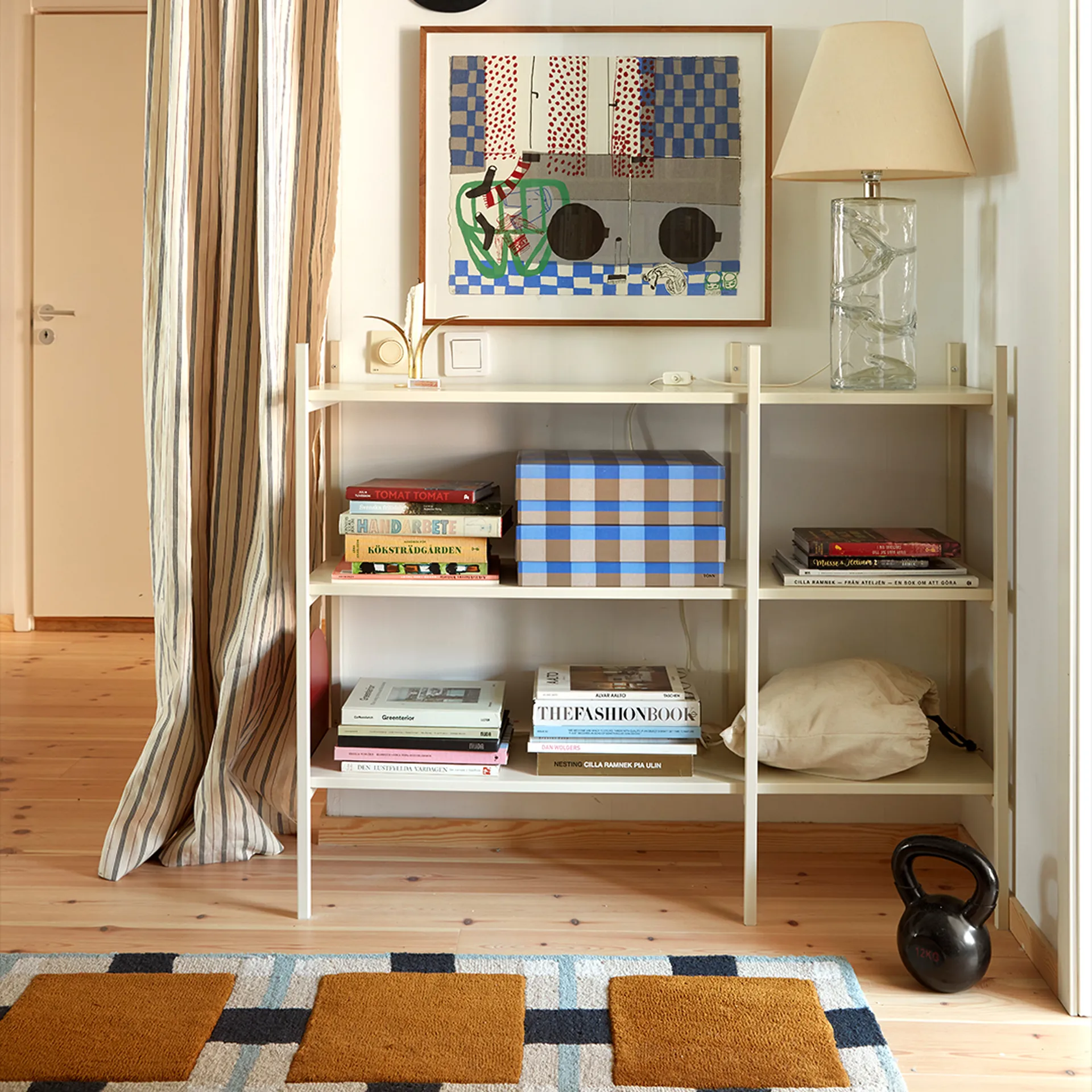 Portal Bücherregal Small, Off white, 123 cm TÔNN furniture
