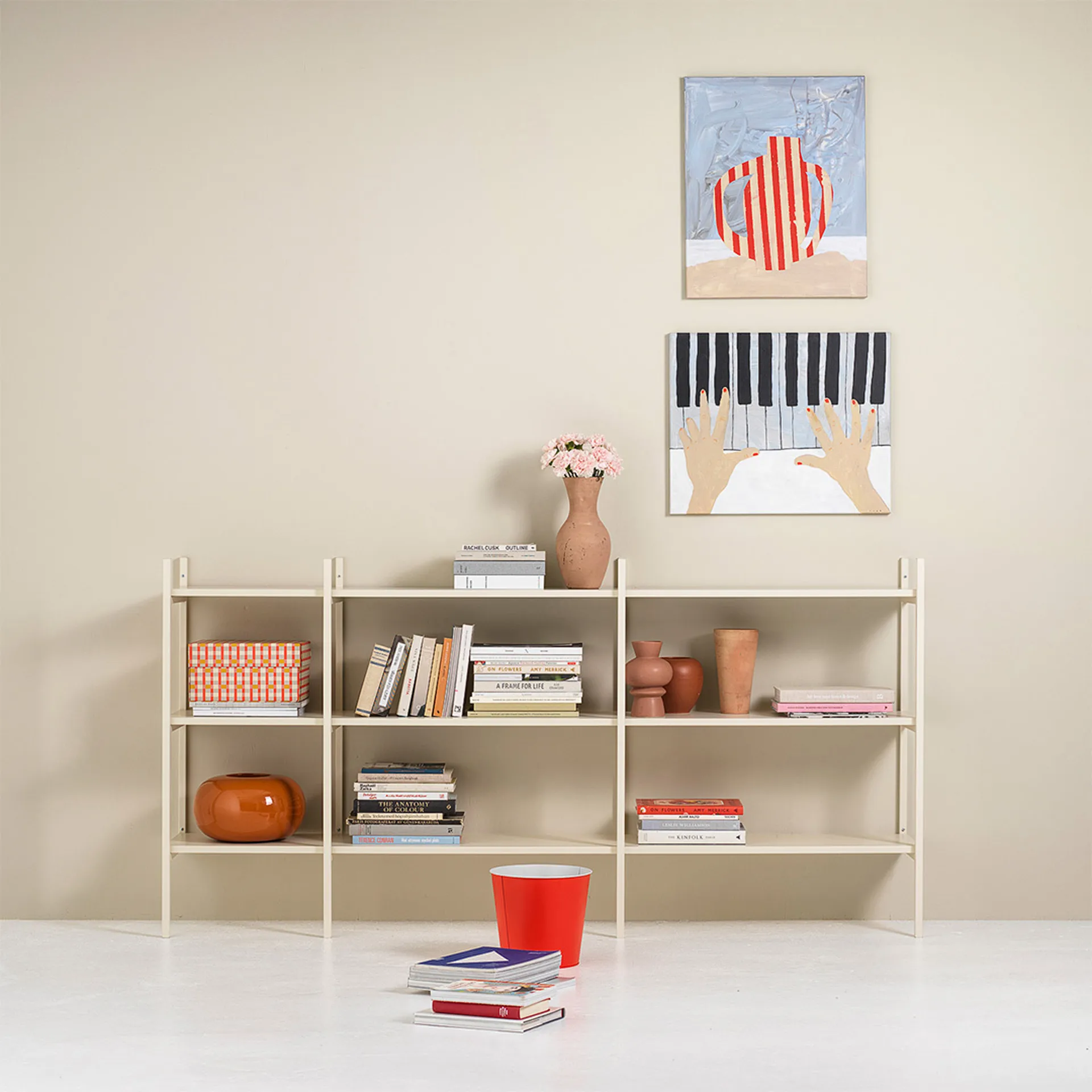 Portal Bücherregal Small, Off white, 201 cm TÔNN furniture
