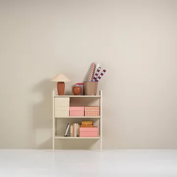Portal Bücherregal Small, Off white, 80 cm - TÔNN furniture