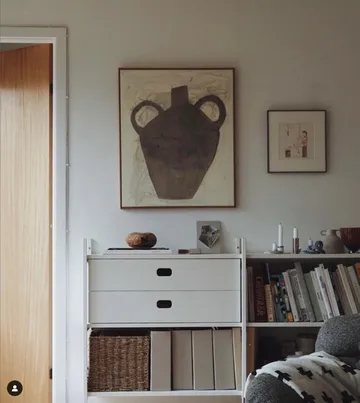 Portal Bücherregal Small, White, 123 cm - TÔNN furniture