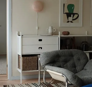 Portal Bücherregal Small, White, 158 cm - TÔNN furniture