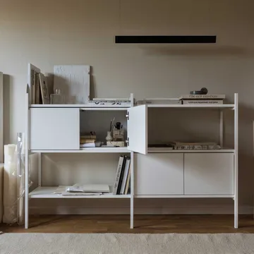 Portal Bücherregal Small, White, 158 cm - TÔNN furniture