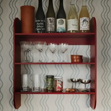 Strapats Wandregal 62x73,6 cm - Burgundy - TÔNN furniture
