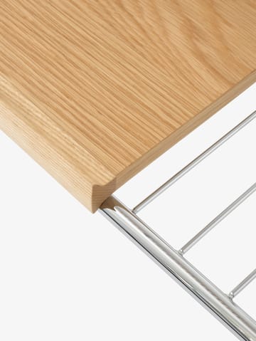 Alima Aufbewahrungswagen lackierte Eiche - Chrome & lacquered oak - &Tradition