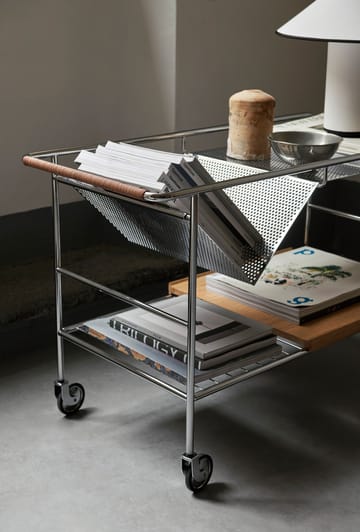 Alima Aufbewahrungswagen lackierte Eiche - Chrome & lacquered oak - &Tradition