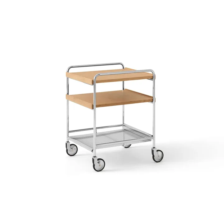 Alima NDS2 Servierwagen - Lackierte Eiche-Chrome - &Tradition