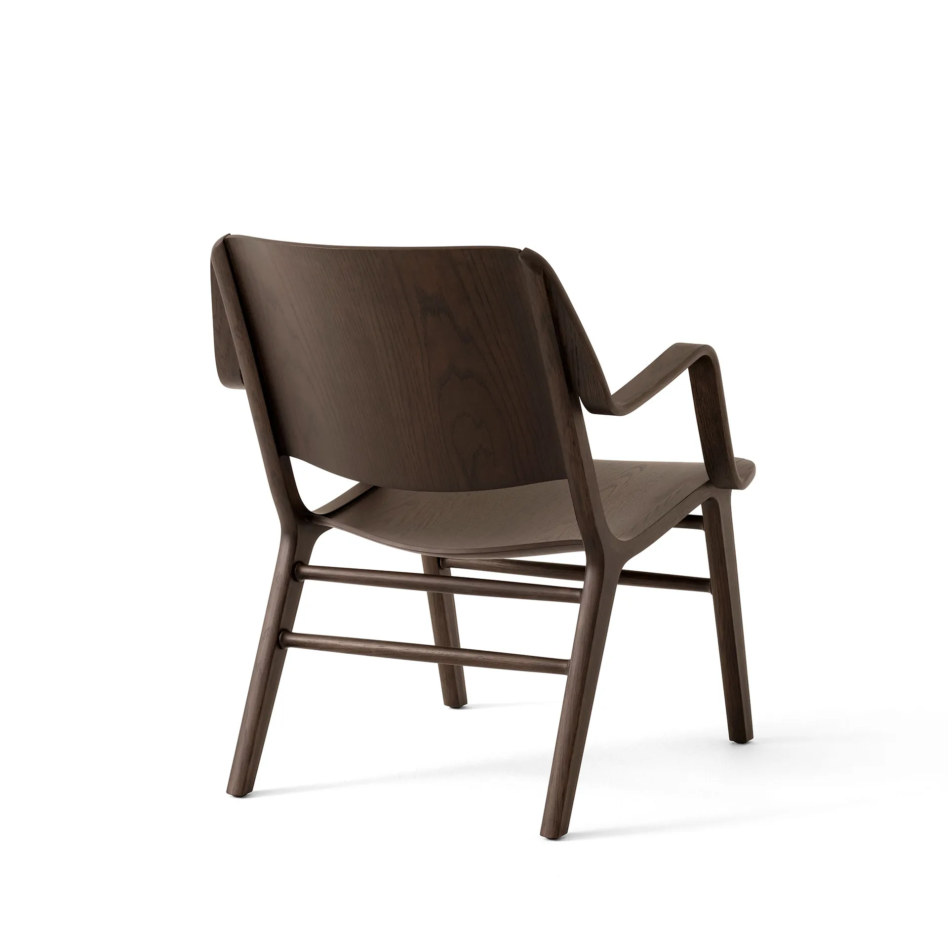 AX HM11 Lounge Chair mit Armlehne, Dark stained oak &Tradition