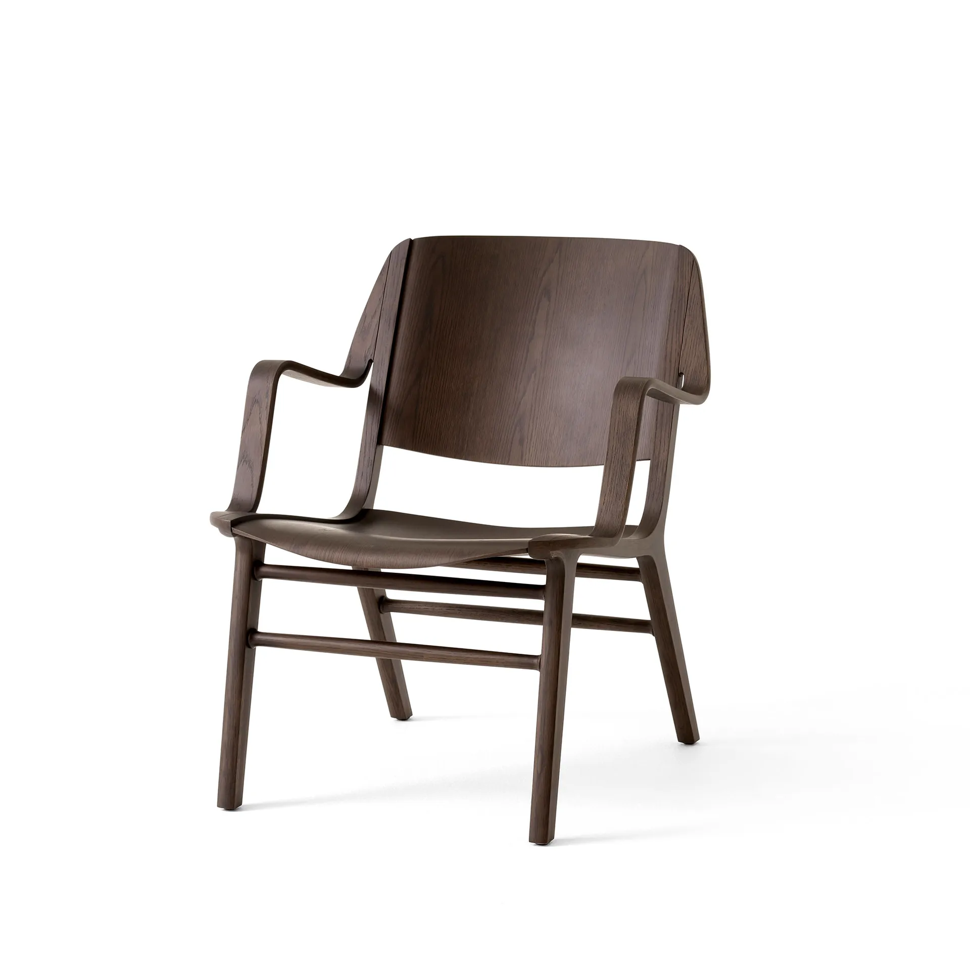 AX HM11 Lounge Chair mit Armlehne, Dark stained oak &Tradition