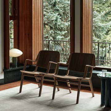 AX HM11 Lounge Chair mit Armlehne - Walnut-oak - &Tradition
