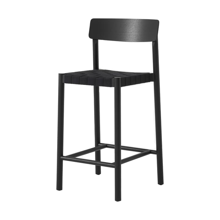 Betty TK12 Counter Chair Barstuhl 65 cm - Schwarzes leinen-schwarz lackierte esche - &Tradition