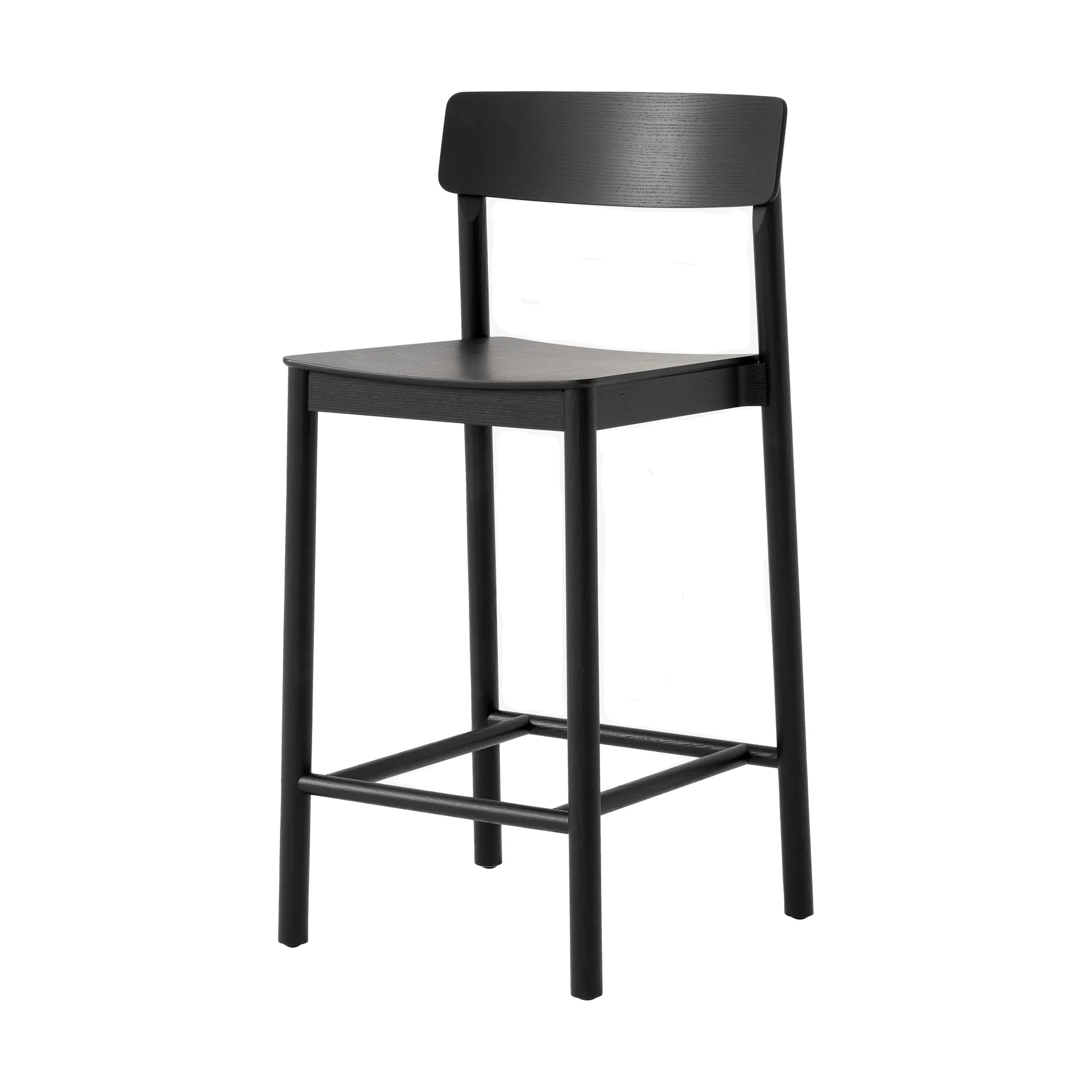 Betty TK13 Counter Chair Barstuhl 65 cm, Schwarz lackierte esche &Tradition