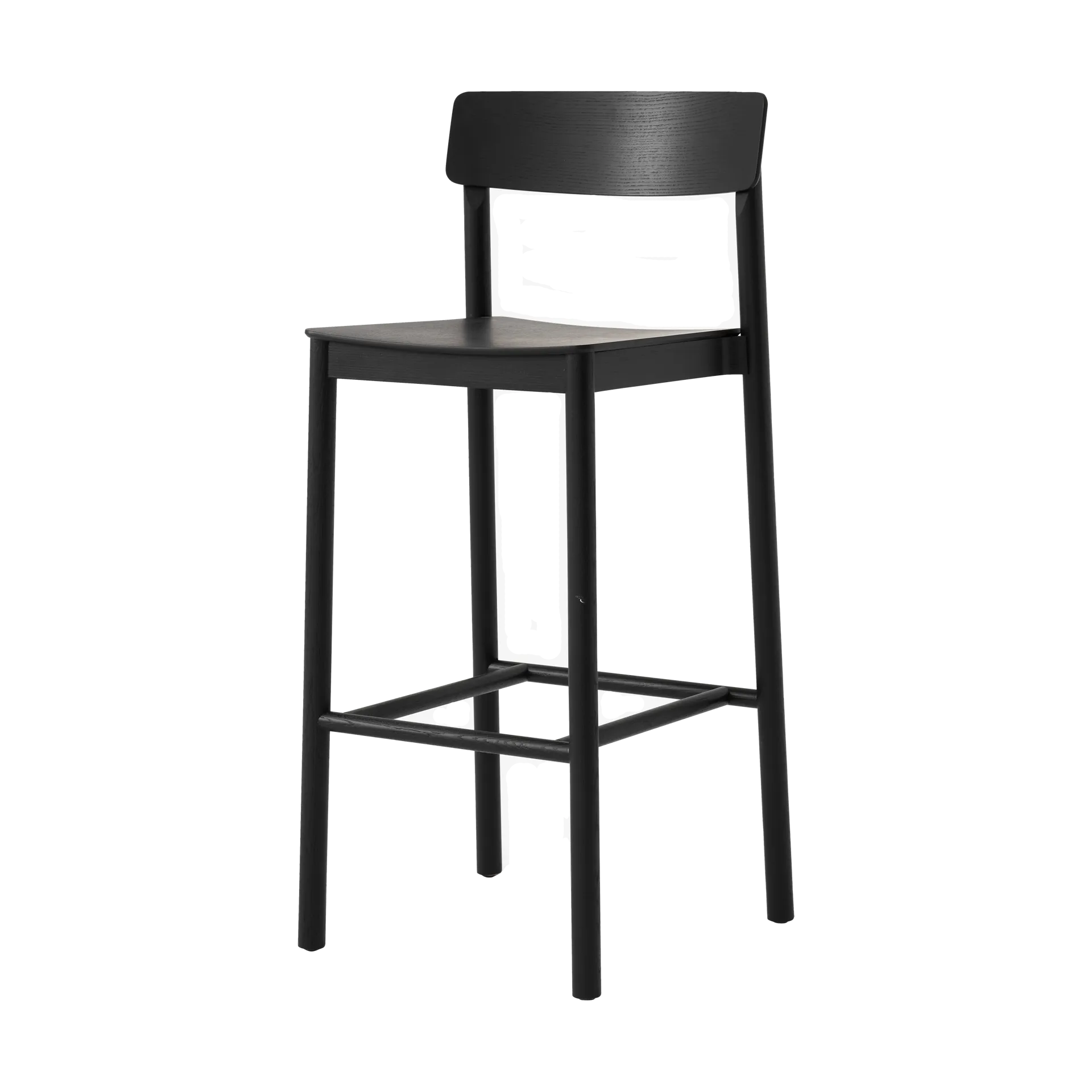 Betty TK16 Bar Chair Barstuhl 75 cm, Schwarz lackierte esche &Tradition