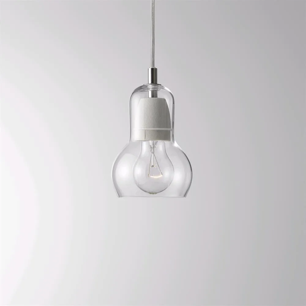 Bulb SR1 Pendelleuchte, Transparentes Kabel &Tradition