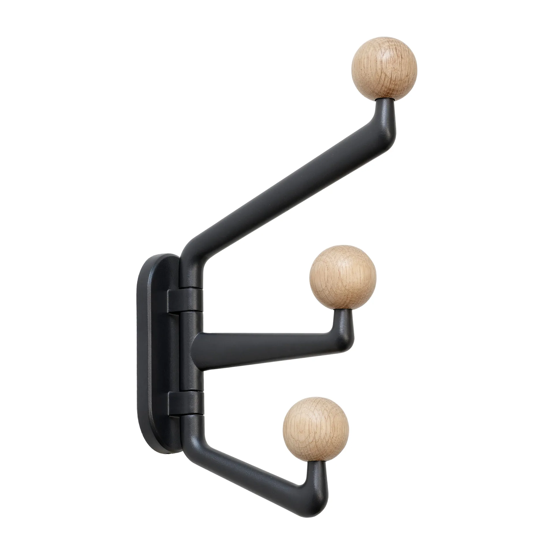 Capture SC74 Haken small 3-armig, Graphite-Oak &Tradition