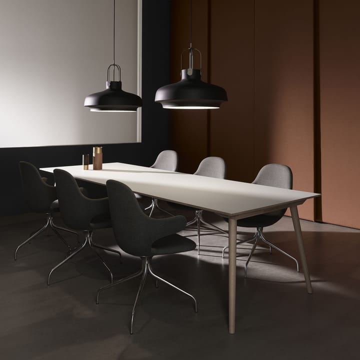 Catch JH2 Bürostuhl, Stoff remix 242 beige/grey, drehgestell black &Tradition