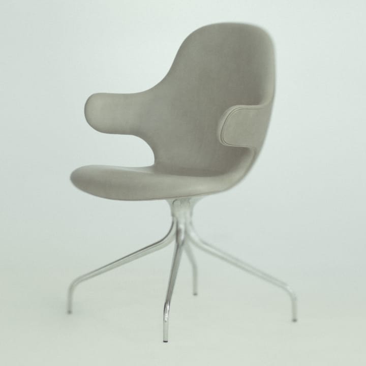 Catch JH2 Bürostuhl, Stoff remix 242 beige/grey, drehgestell black &Tradition