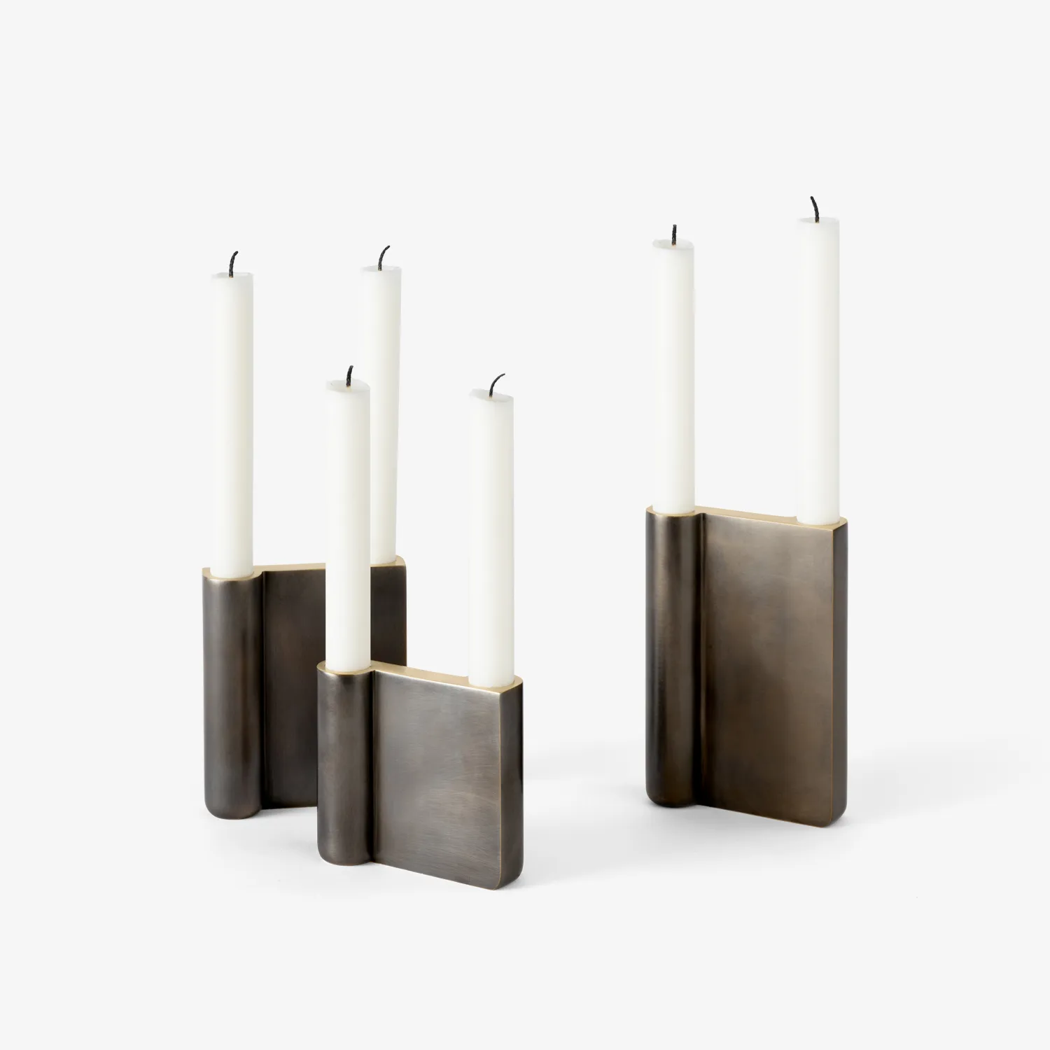 Collect Kerzenhalter SC40, Bronzed brass &Tradition