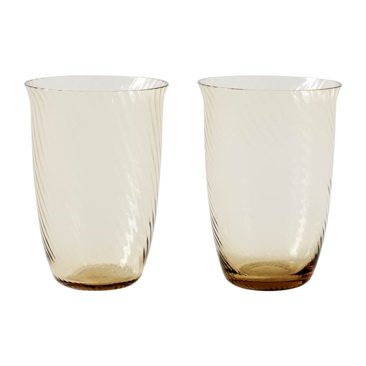 Collect SC61 Wasserglas 2er Pack - Amber - &Tradition