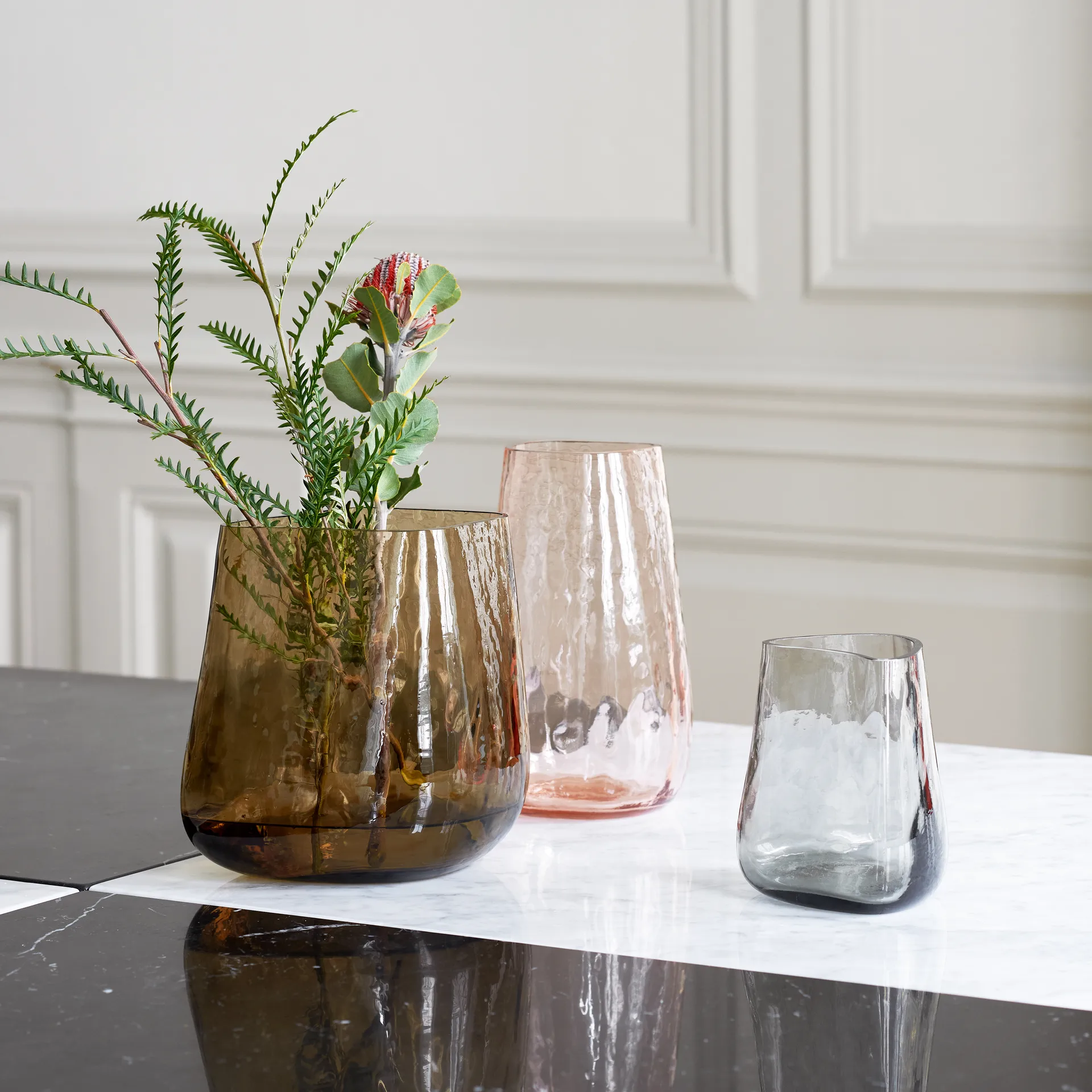 Collect SC66 Vase Glas 16cm, Shadow &Tradition